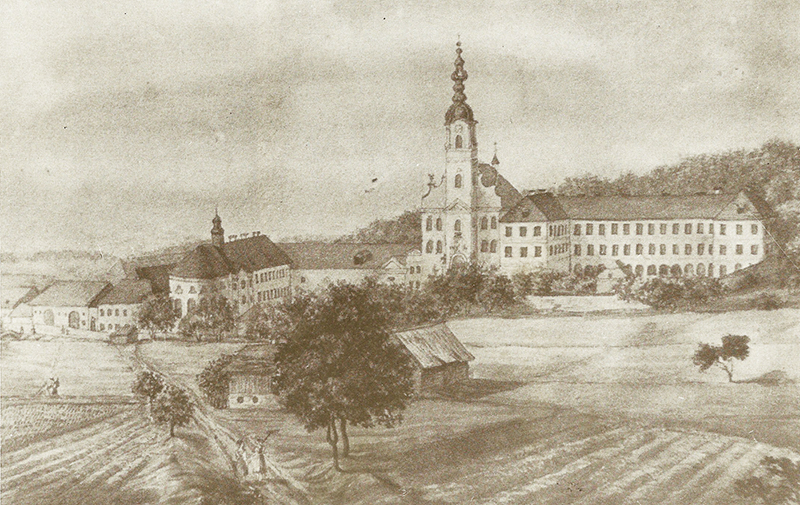 Aquarellierte Tuschezeichnung, ca. 1830/40