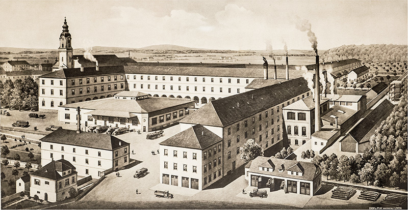 Ansicht Brauerei und ehemaliges Kloster, ca. 1930