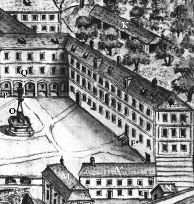 Mühle und Brauerei. Bleizeichnung auf Papier von Johann Michael Probst, 1791. Bild: © Stadtmuseum Regensburg Inv. Nr. G 1935/79