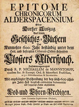 Epitome Chronicorum Alderspacensium