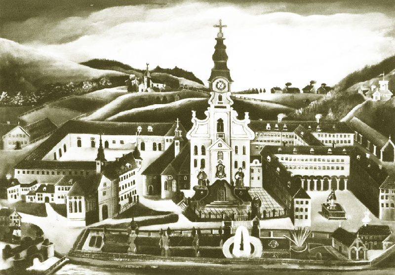 Ölgemälde in der Sakristei der Klosterkirche, ca. 1800