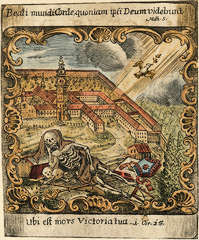 Totenrotel für Abt Theobald II. Reitwinkler. Bild: © Benediktinerstift Michaelbeuern